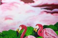 3_Flamingos